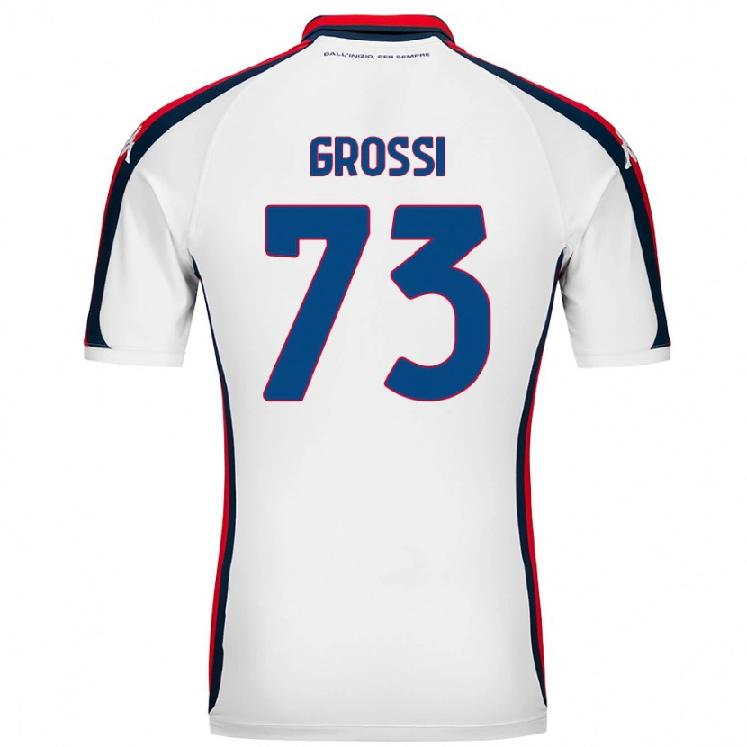 Danxen Kid Jacopo Grossi #73 White Away Jersey 2024/25 T-Shirt