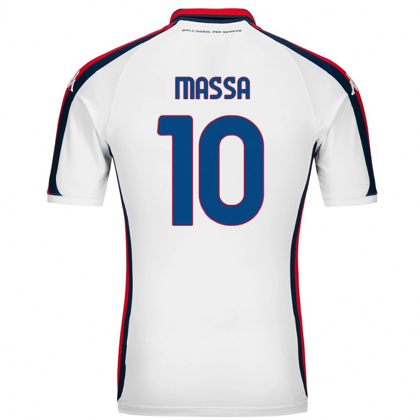 Danxen Kid Alessandra Massa #10 White Away Jersey 2024/25 T-Shirt