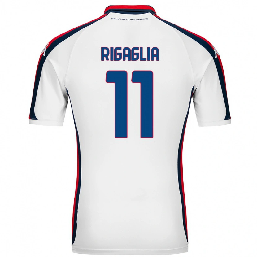 Danxen Kid Alison Rigaglia #11 White Away Jersey 2024/25 T-Shirt