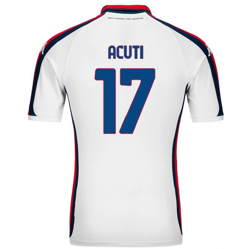 Danxen Kid Arianna Acuti #17 White Away Jersey 2024/25 T-Shirt