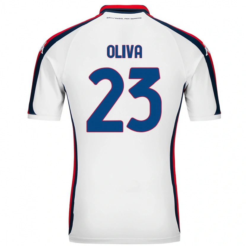 Danxen Kid Eleonora Oliva #23 White Away Jersey 2024/25 T-Shirt