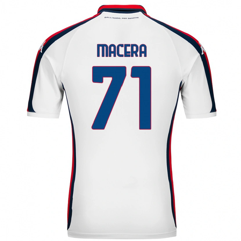 Danxen Kid Matilde Macera #71 White Away Jersey 2024/25 T-Shirt