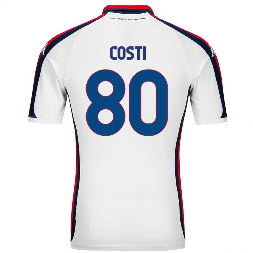 Danxen Kid Fabiana Costi #80 White Away Jersey 2024/25 T-Shirt