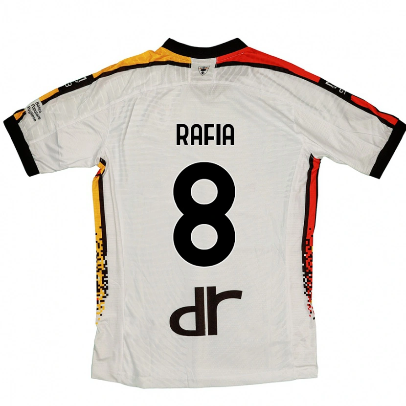 Danxen Kid Hamza Rafia #8 White Black Away Jersey 2024/25 T-Shirt