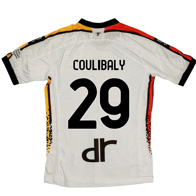 Danxen Kid Lassana Coulibaly #29 White Black Away Jersey 2024/25 T-Shirt