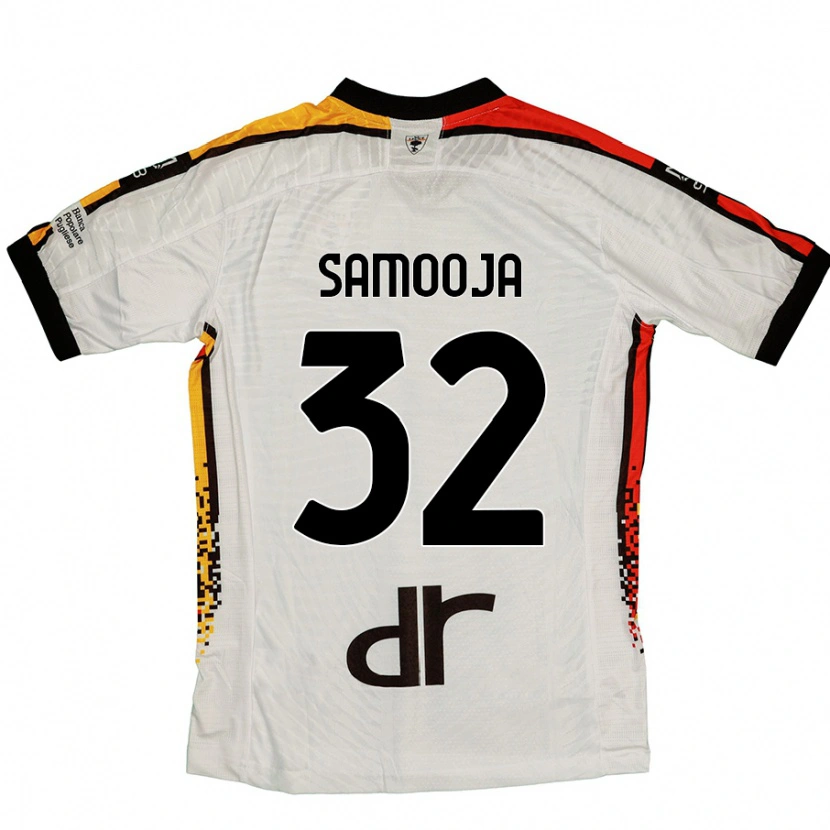 Danxen Kid Jasper Samooja #32 White Black Away Jersey 2024/25 T-Shirt