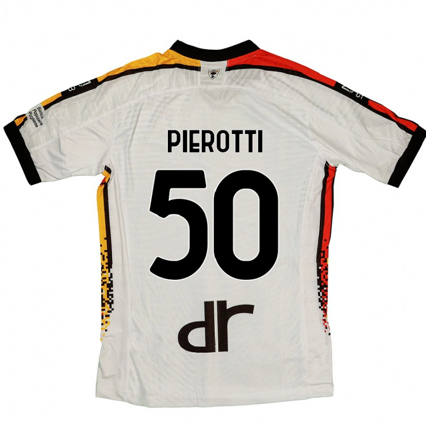 Danxen Kid Santiago Pierotti #50 White Black Away Jersey 2024/25 T-Shirt