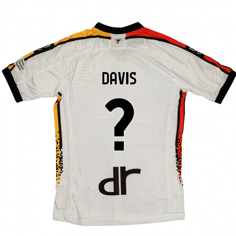 Danxen Kid Sammi Davis #0 White Black Away Jersey 2024/25 T-Shirt