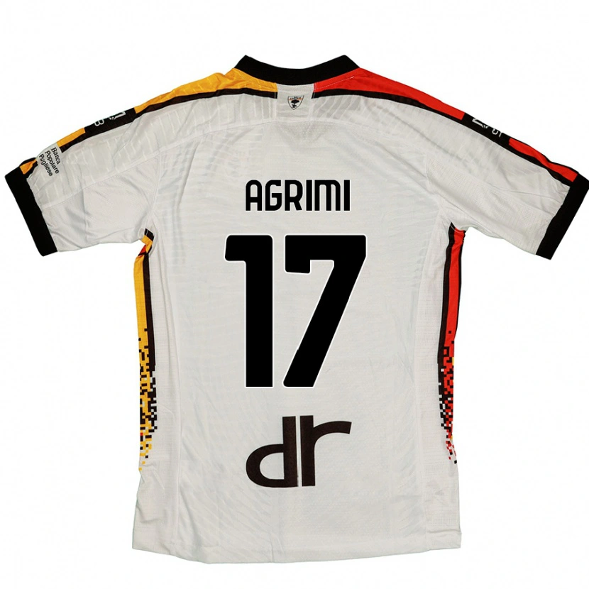 Danxen Kid Matteo Agrimi #17 White Black Away Jersey 2024/25 T-Shirt