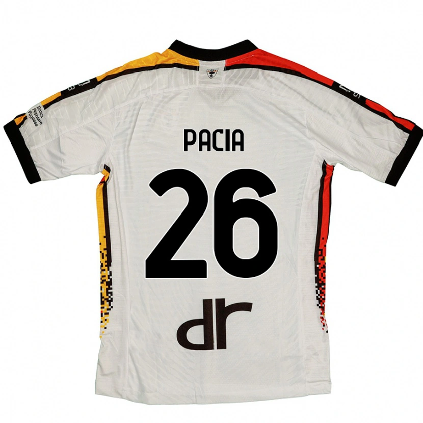 Danxen Kid Fabiano Pacia #26 White Black Away Jersey 2024/25 T-Shirt