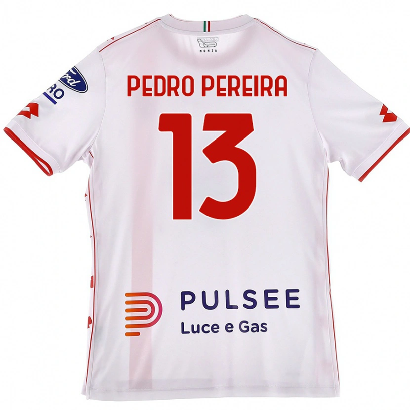 Danxen Kid Pedro Pereira #13 White Red Away Jersey 2024/25 T-Shirt