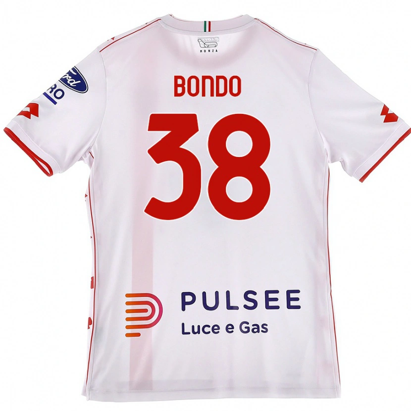 Danxen Kid Warren Bondo #38 White Red Away Jersey 2024/25 T-Shirt