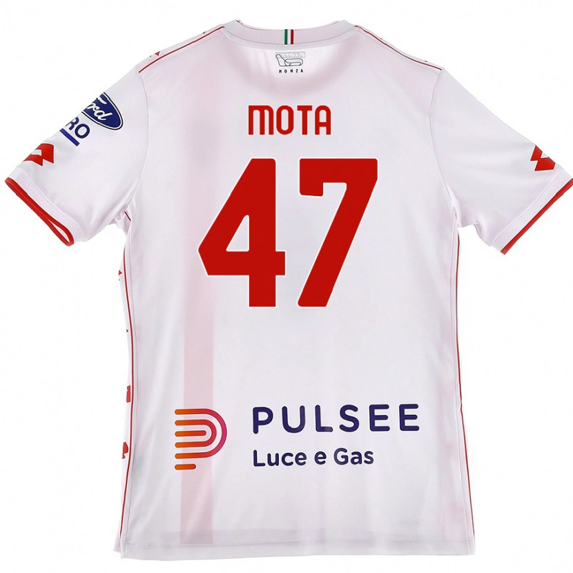 Danxen Kid Dany Mota #47 White Red Away Jersey 2024/25 T-Shirt