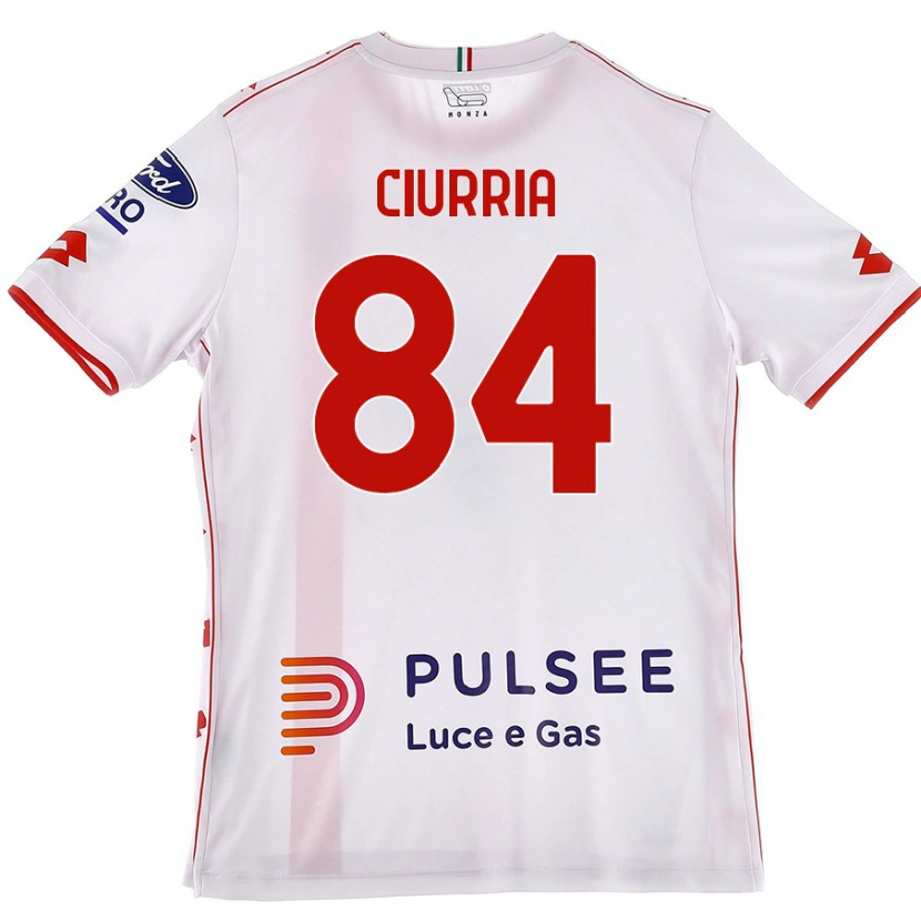 Danxen Kid Patrick Ciurria #84 White Red Away Jersey 2024/25 T-Shirt