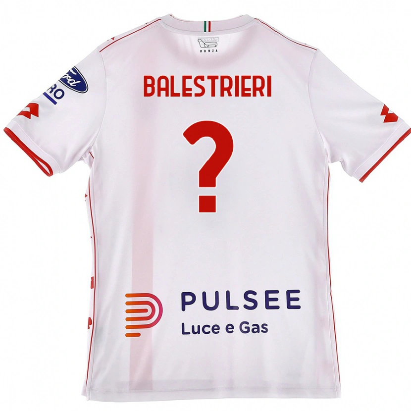 Danxen Kid Alessandro Balestrieri #0 White Red Away Jersey 2024/25 T-Shirt