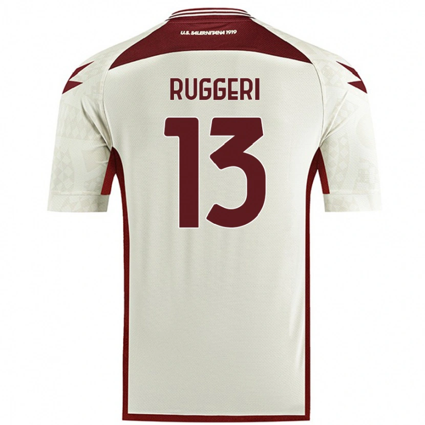 Danxen Kid Fabio Ruggeri #13 Cream Color Away Jersey 2024/25 T-Shirt