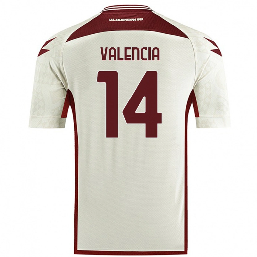 Danxen Kid Diego Valencia #14 Cream Color Away Jersey 2024/25 T-Shirt