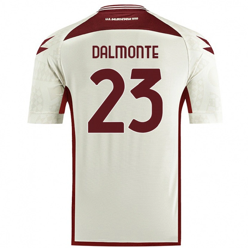 Danxen Kid Nicola Dalmonte #23 Cream Color Away Jersey 2024/25 T-Shirt