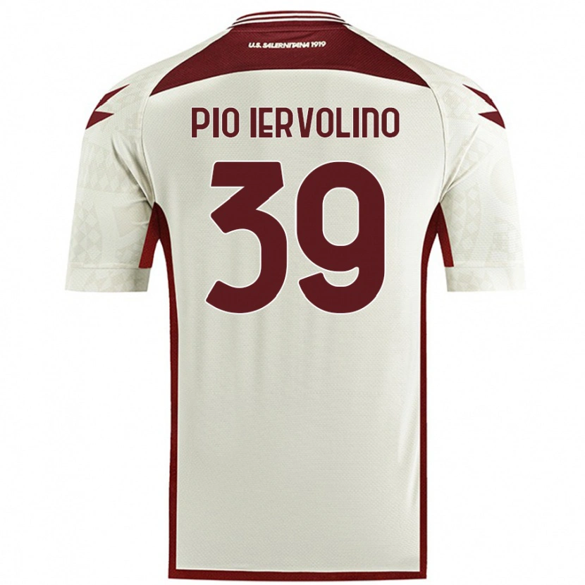 Danxen Kid Antonio Pio Iervolino #39 Cream Color Away Jersey 2024/25 T-Shirt