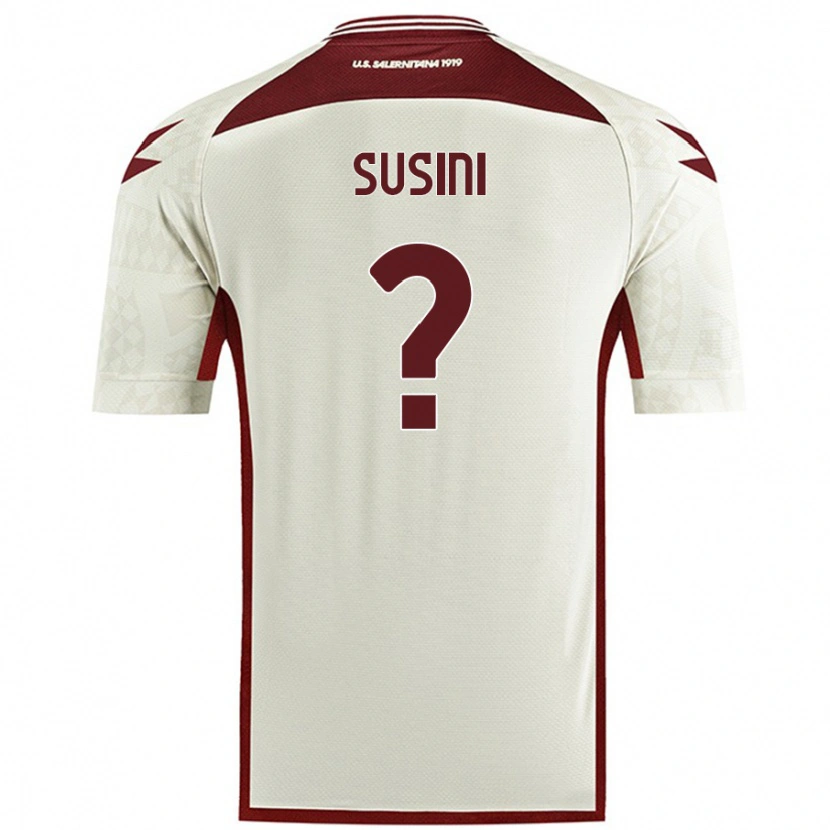 Danxen Kid Antonio Susini #0 Cream Color Away Jersey 2024/25 T-Shirt