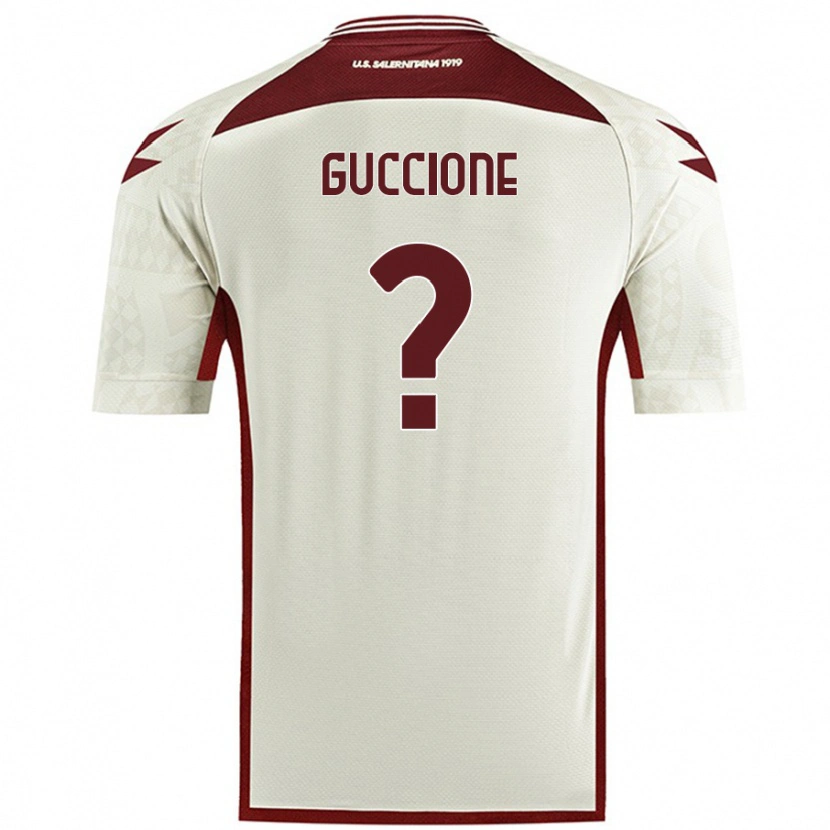 Danxen Kid Niccolò Guccione #0 Cream Color Away Jersey 2024/25 T-Shirt