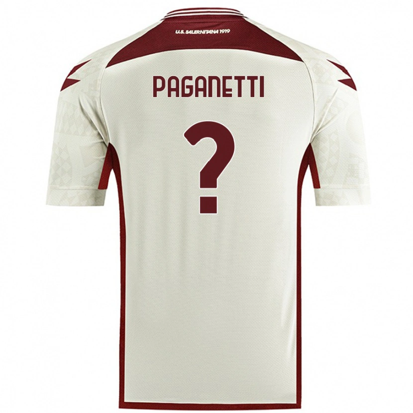 Danxen Kid Giacomo Paganetti #0 Cream Color Away Jersey 2024/25 T-Shirt