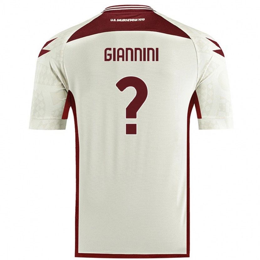 Danxen Kid Emanuele Giannini #0 Cream Color Away Jersey 2024/25 T-Shirt