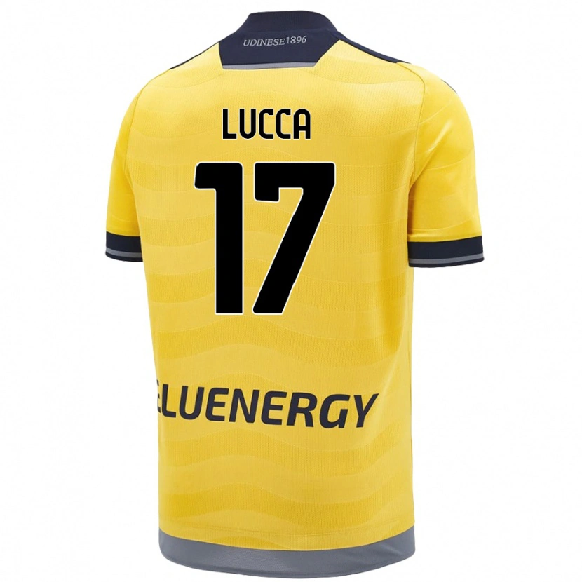 Danxen Kid Lorenzo Lucca #17 Golden Away Jersey 2024/25 T-Shirt