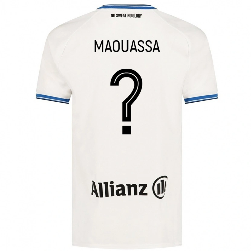 Danxen Kid Faitout Maouassa #0 White Away Jersey 2024/25 T-Shirt