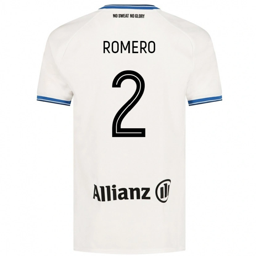 Danxen Kid Zaid Romero #2 White Away Jersey 2024/25 T-Shirt