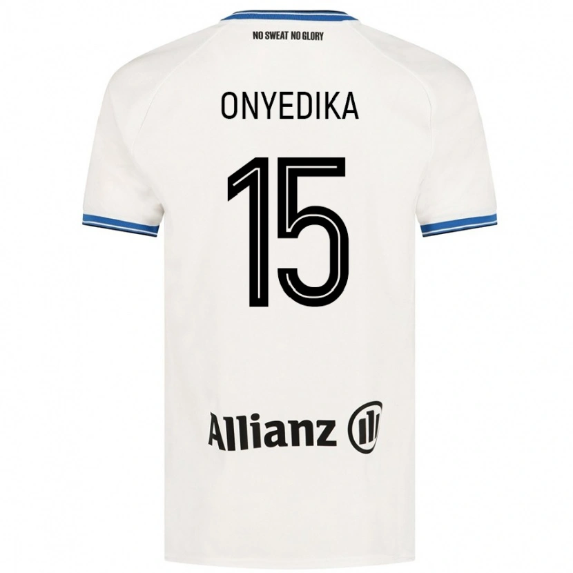 Danxen Kid Raphael Onyedika #15 White Away Jersey 2024/25 T-Shirt