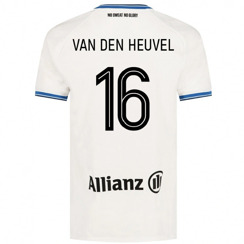 Danxen Kid Dani Van Den Heuvel #16 White Away Jersey 2024/25 T-Shirt