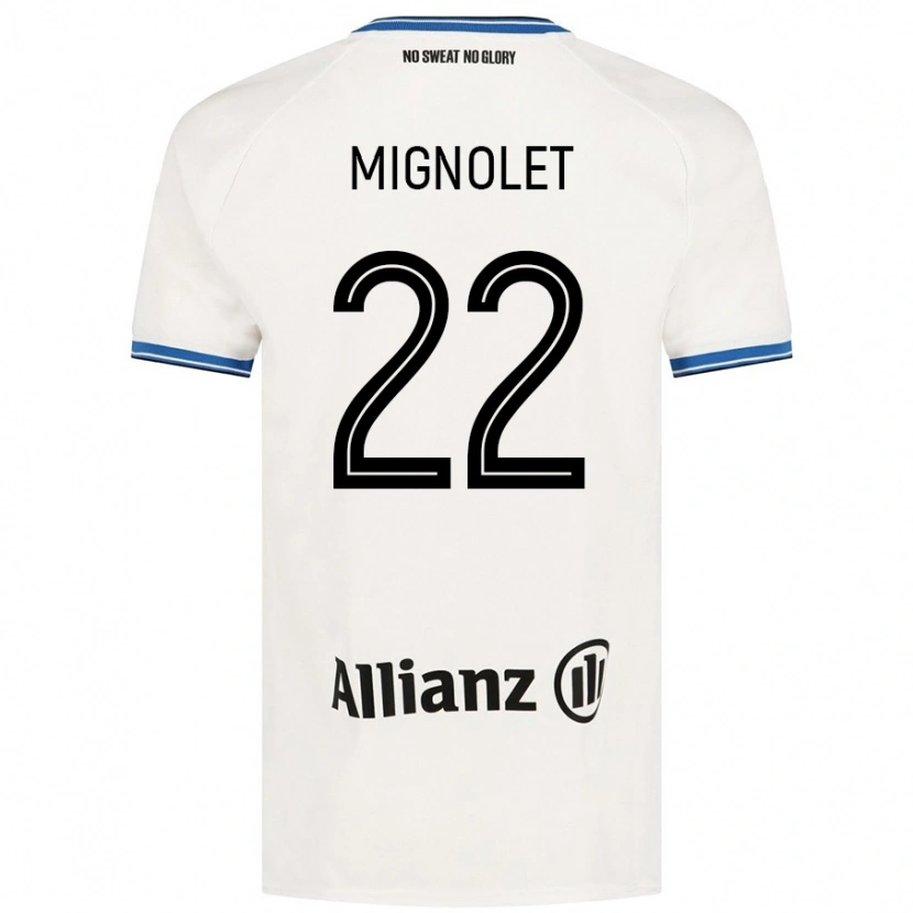 Danxen Kid Simon Mignolet #22 White Away Jersey 2024/25 T-Shirt