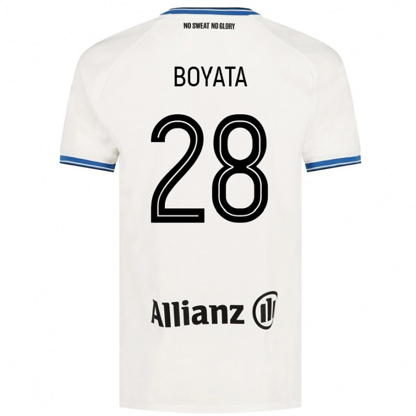 Danxen Kid Dedryck Boyata #28 White Away Jersey 2024/25 T-Shirt