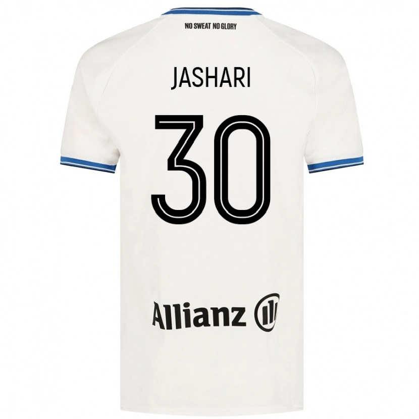 Danxen Kid Ardon Jashari #30 White Away Jersey 2024/25 T-Shirt