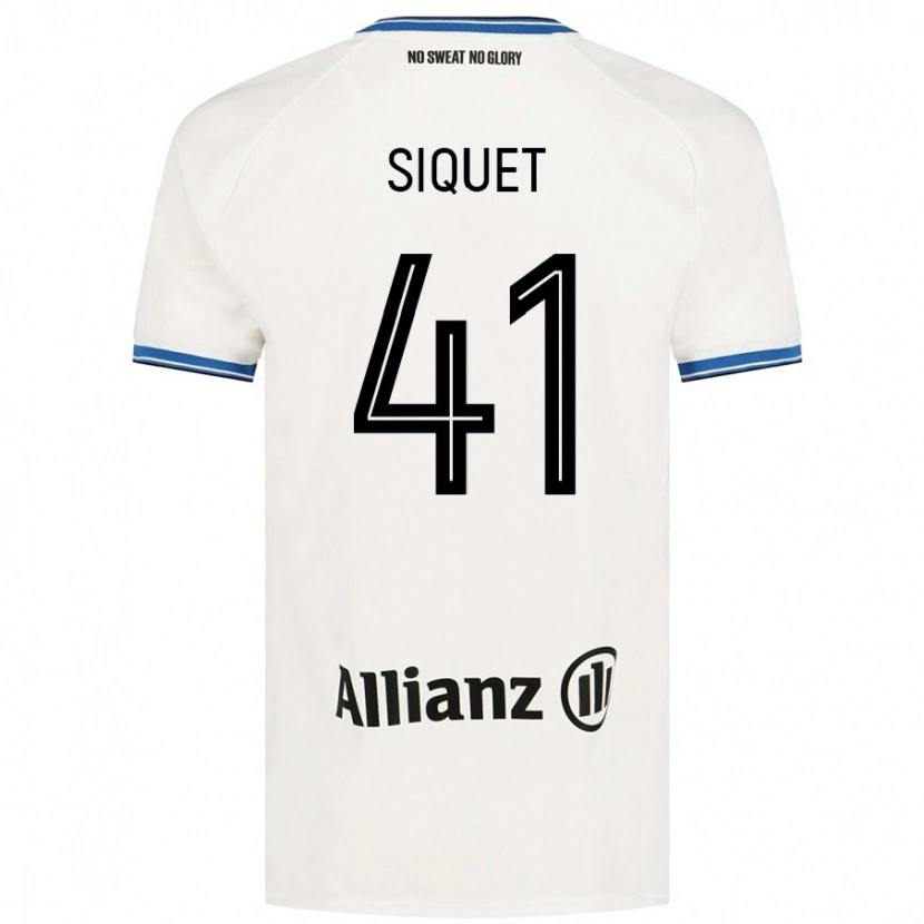 Danxen Kid Hugo Siquet #41 White Away Jersey 2024/25 T-Shirt