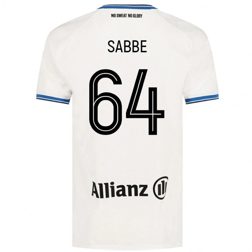 Danxen Kid Kyriani Sabbe #64 White Away Jersey 2024/25 T-Shirt