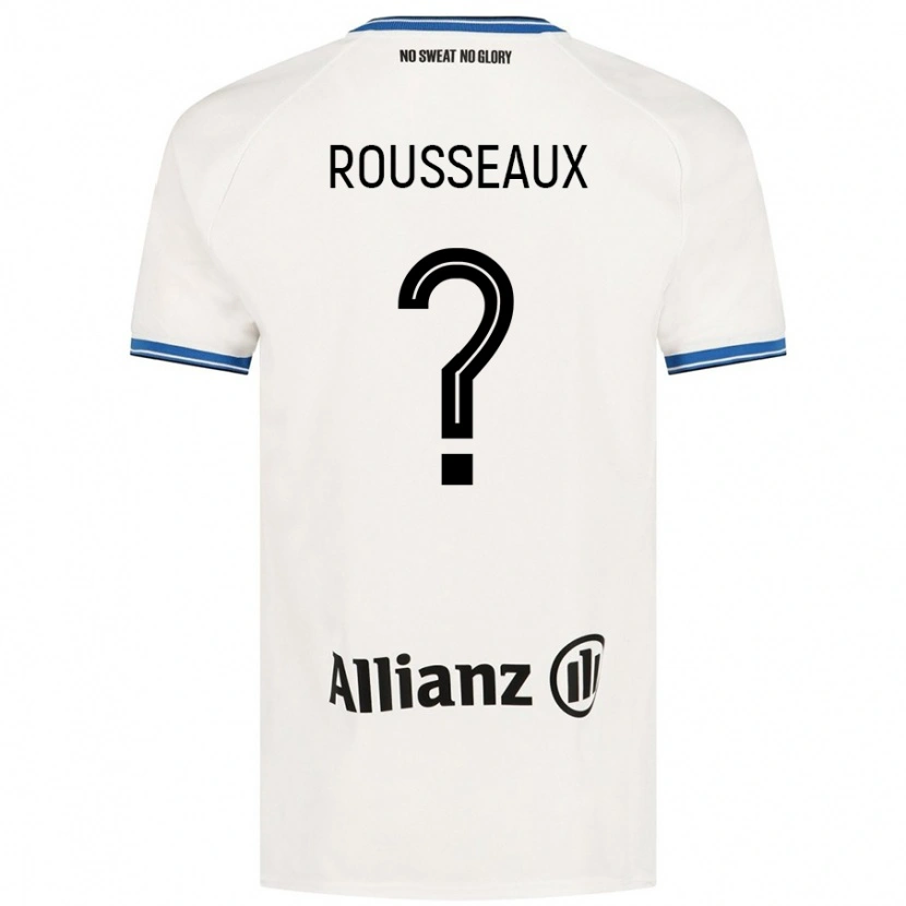 Danxen Kid Luca Rousseaux #0 White Away Jersey 2024/25 T-Shirt