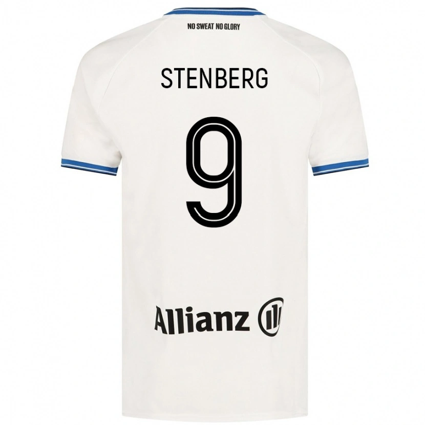 Danxen Kid Hanna Stenberg #9 White Away Jersey 2024/25 T-Shirt