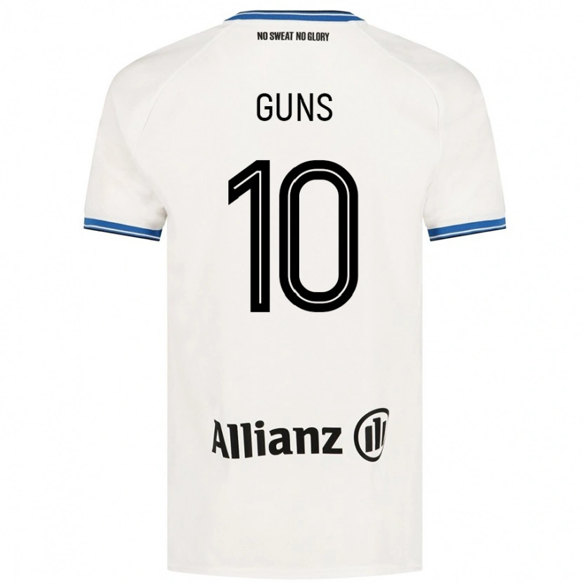 Danxen Kid Celien Guns #10 White Away Jersey 2024/25 T-Shirt