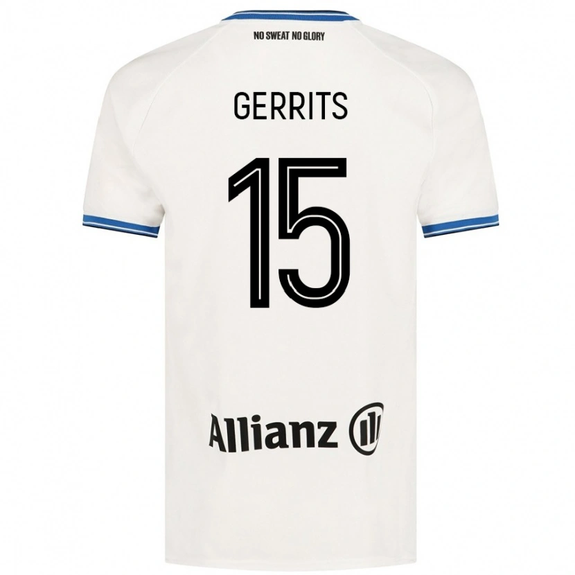 Danxen Kid Melanie Gerrits #15 White Away Jersey 2024/25 T-Shirt