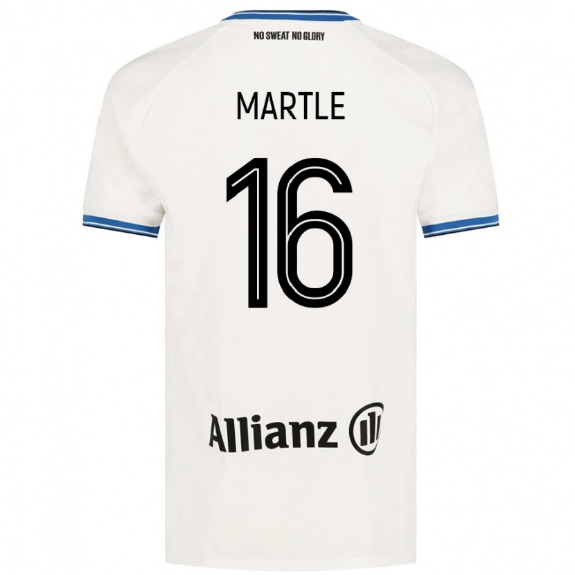 Danxen Kid Margaux Martlé #16 White Away Jersey 2024/25 T-Shirt