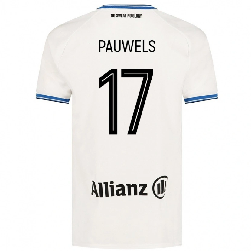 Danxen Kid Fleur Pauwels #17 White Away Jersey 2024/25 T-Shirt