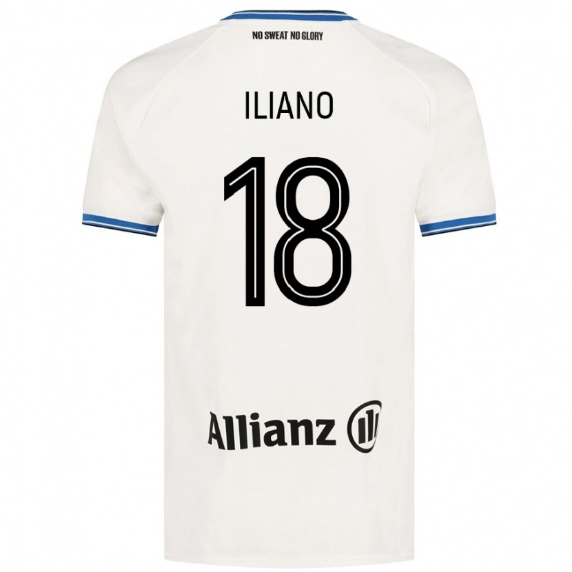 Danxen Kid Isabelle Iliano #18 White Away Jersey 2024/25 T-Shirt