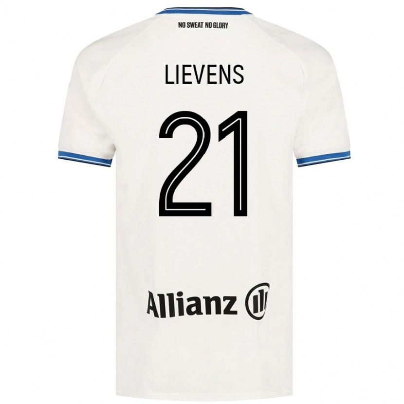 Danxen Kid Caitlin Lievens #21 White Away Jersey 2024/25 T-Shirt