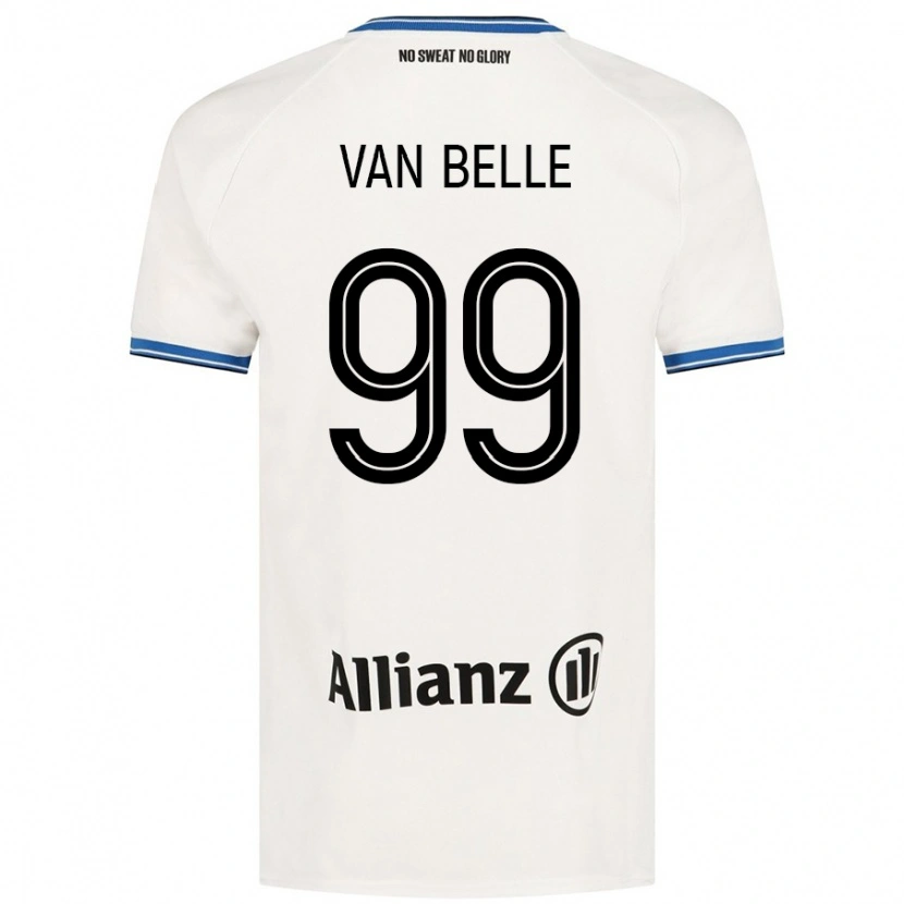 Danxen Kid Lyndsey Van Belle #99 White Away Jersey 2024/25 T-Shirt