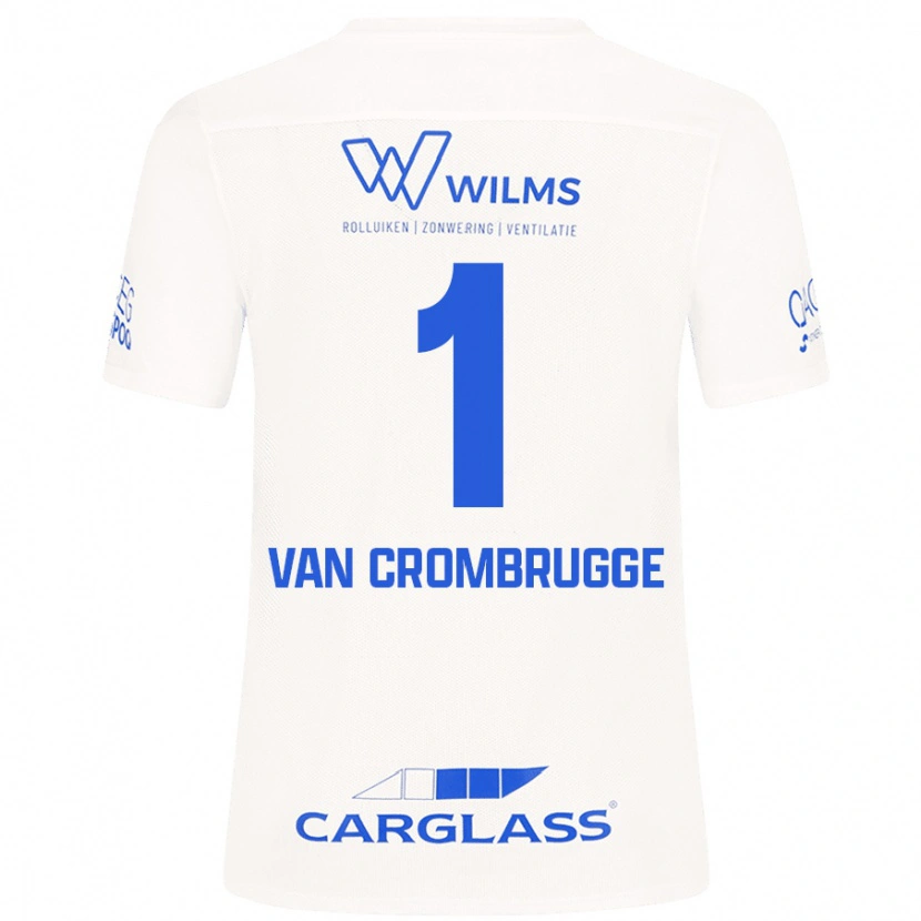 Danxen Kid Hendrik Van Crombrugge #1 White Away Jersey 2024/25 T-Shirt