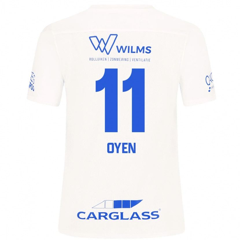 Danxen Kid Luca Oyen #11 White Away Jersey 2024/25 T-Shirt