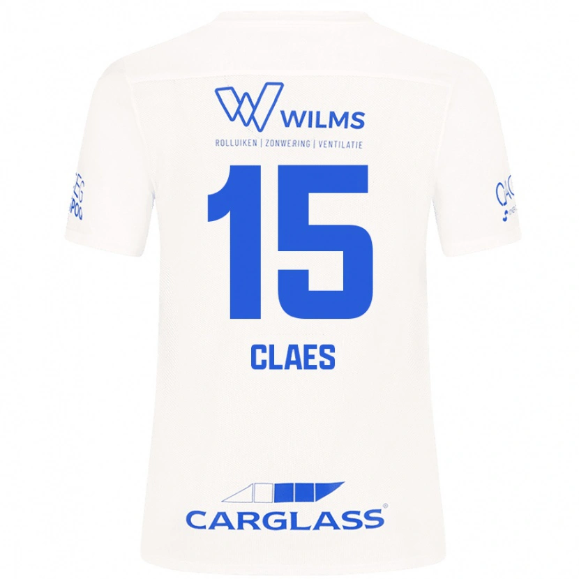 Danxen Kid Thomas Claes #15 White Away Jersey 2024/25 T-Shirt