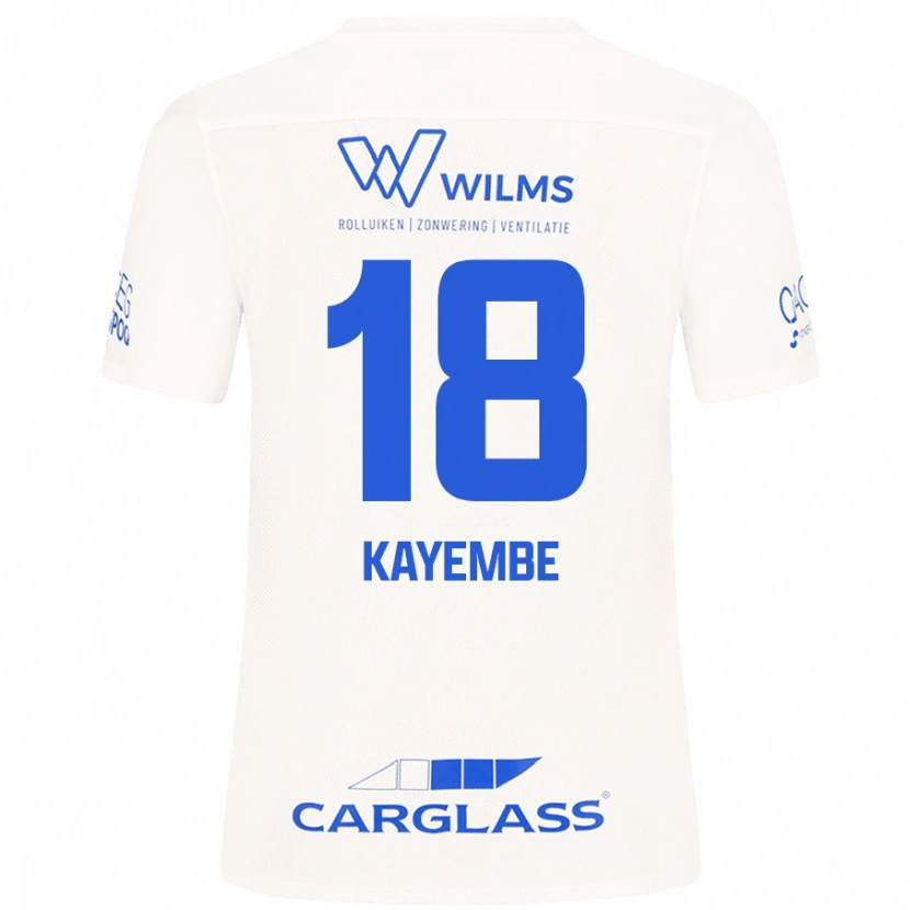 Danxen Kid Joris Kayembe #18 White Away Jersey 2024/25 T-Shirt